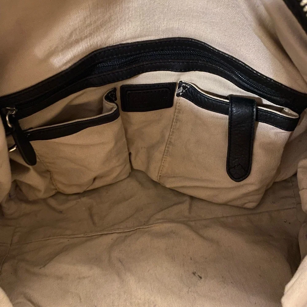 Cole Haan Black Leather Shoulder Bag